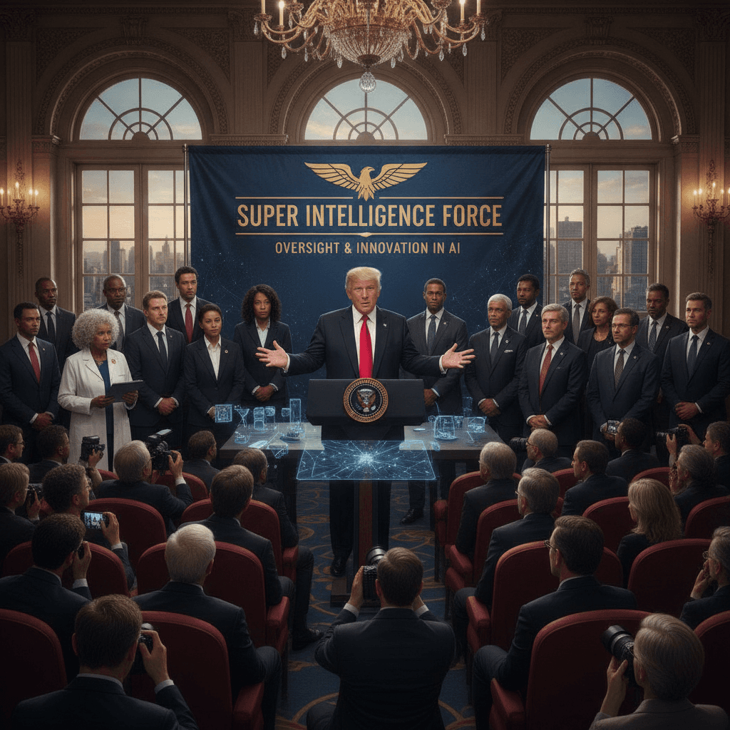 Trump unveils 'Super Intelligence Force' to oversee AI policy