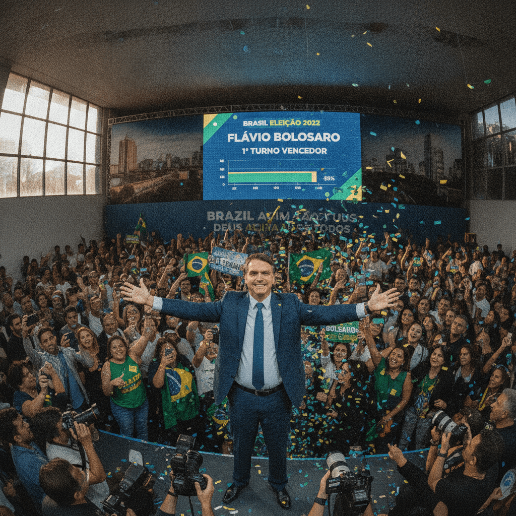 Brazil election goes to run-off as right-wing Flávio Bolsonaro wins first round