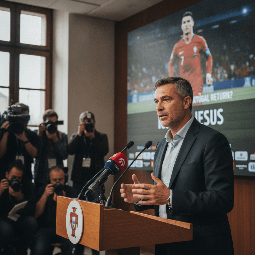 ‘It was a misunderstanding between us’: Jorge Jesus opens door to Cristiano Ronaldo’s Portugal return, but leaves decision to him