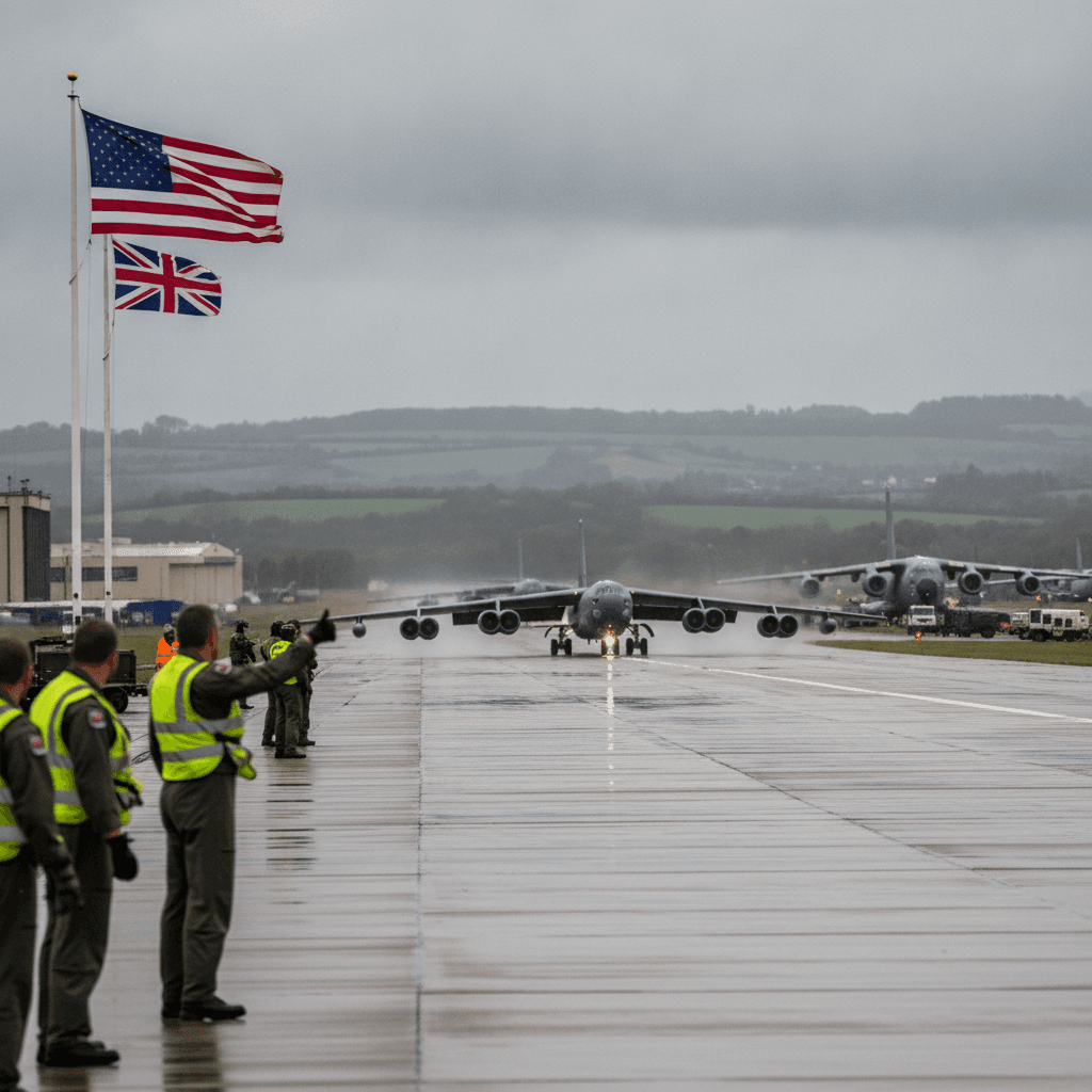 Air Force removes all bombers from British base and redeploys them to the U.S. after a planned terror attack linked to Iran was foiled
