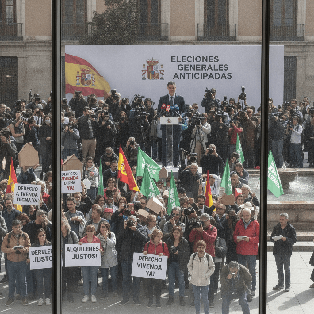 Spanish PM Sánchez calls early election after housing protests