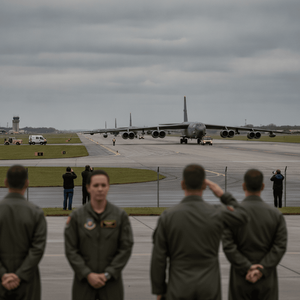 US air force removes all bombers from British military base RAF Fairford