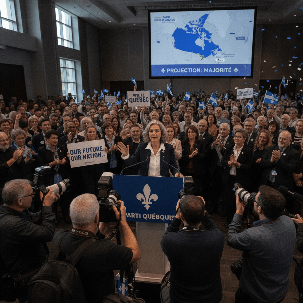 Separatist party projected to win Quebec election, adding new test to Canada's unity