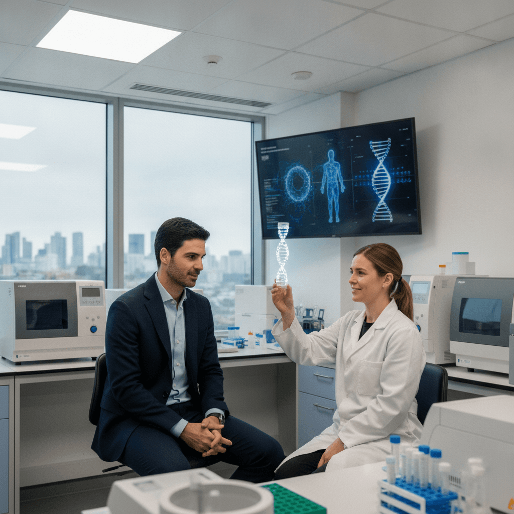 He manages one of the most successful soccer clubs in the world and is the elite leader every CEO wants to talk to. So why has Mikel Arteta decided to go public on having his own DNA mapped? 