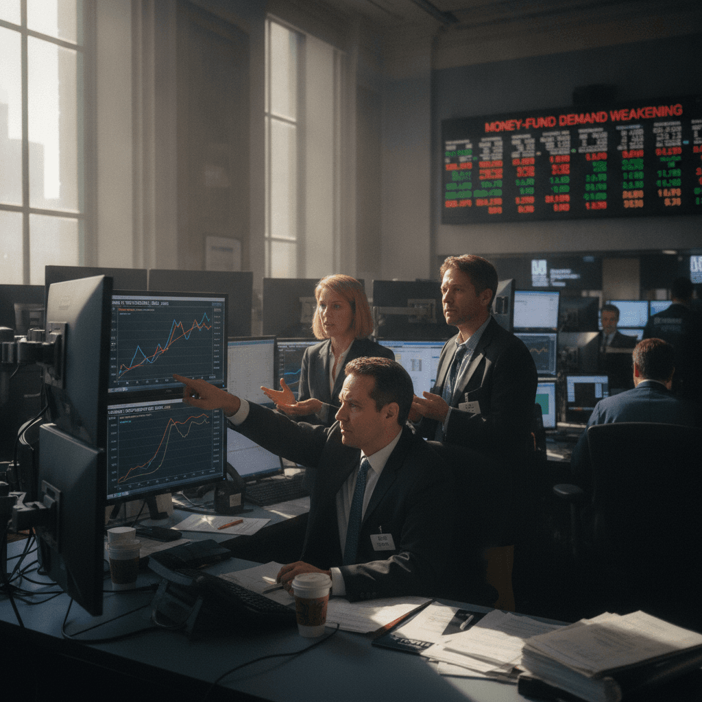 US Market: Treasury bill yields rise as money-fund demand weakens 