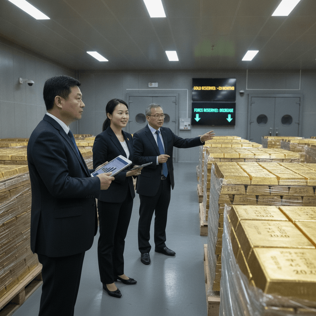 Global Market: China gold reserves rise for 23rd straight month, forex reserves fall 