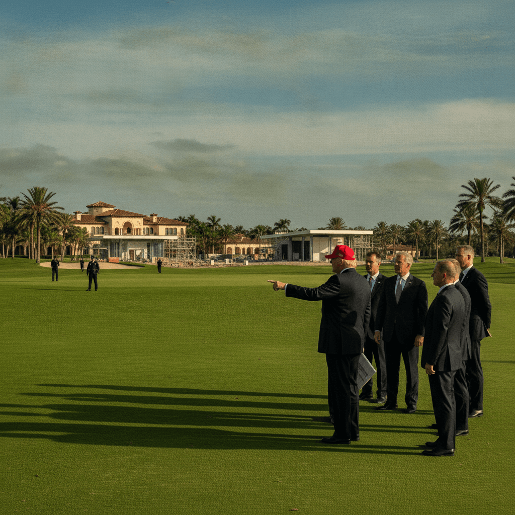 Trump wants a new Camp David retreat at his posh Florida golf club