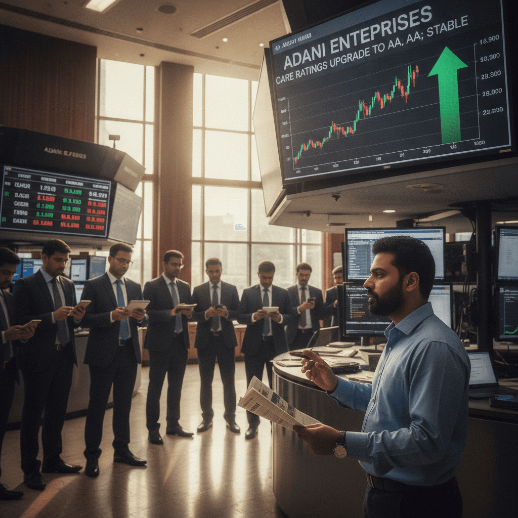 Adani Enterprises shares in focus as company gets CARE Ratings upgrade to AA; Stable 