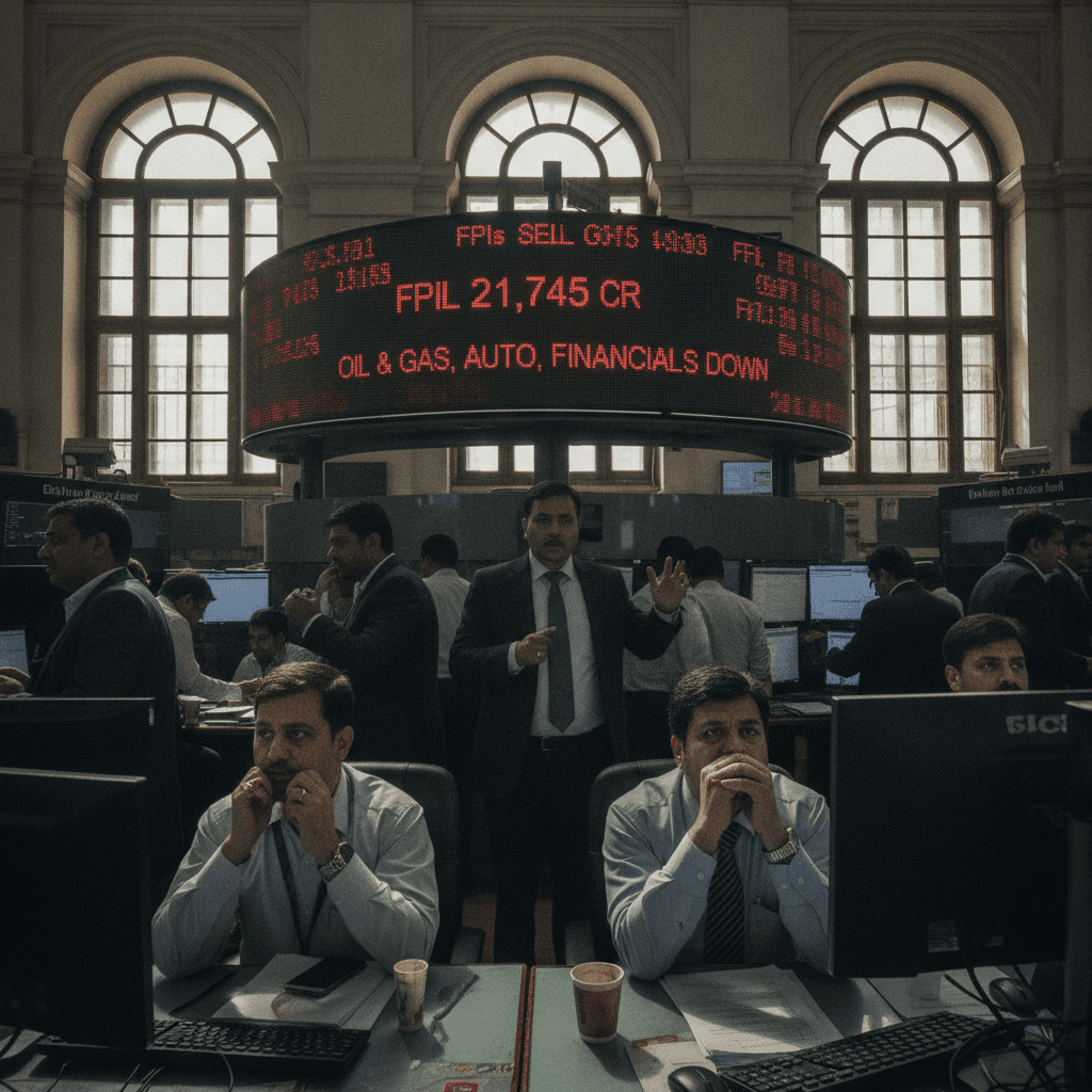 FPIs sell Rs 21,745 crore in second half of September, oil &amp; gas, auto &amp; financials lead outflows 
