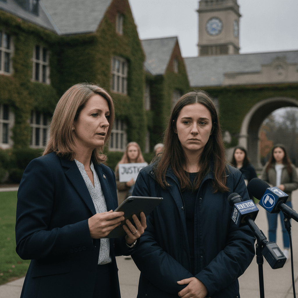 Cornell rape case accuser has received ‘threats’, attorney tells BBC Newsnight