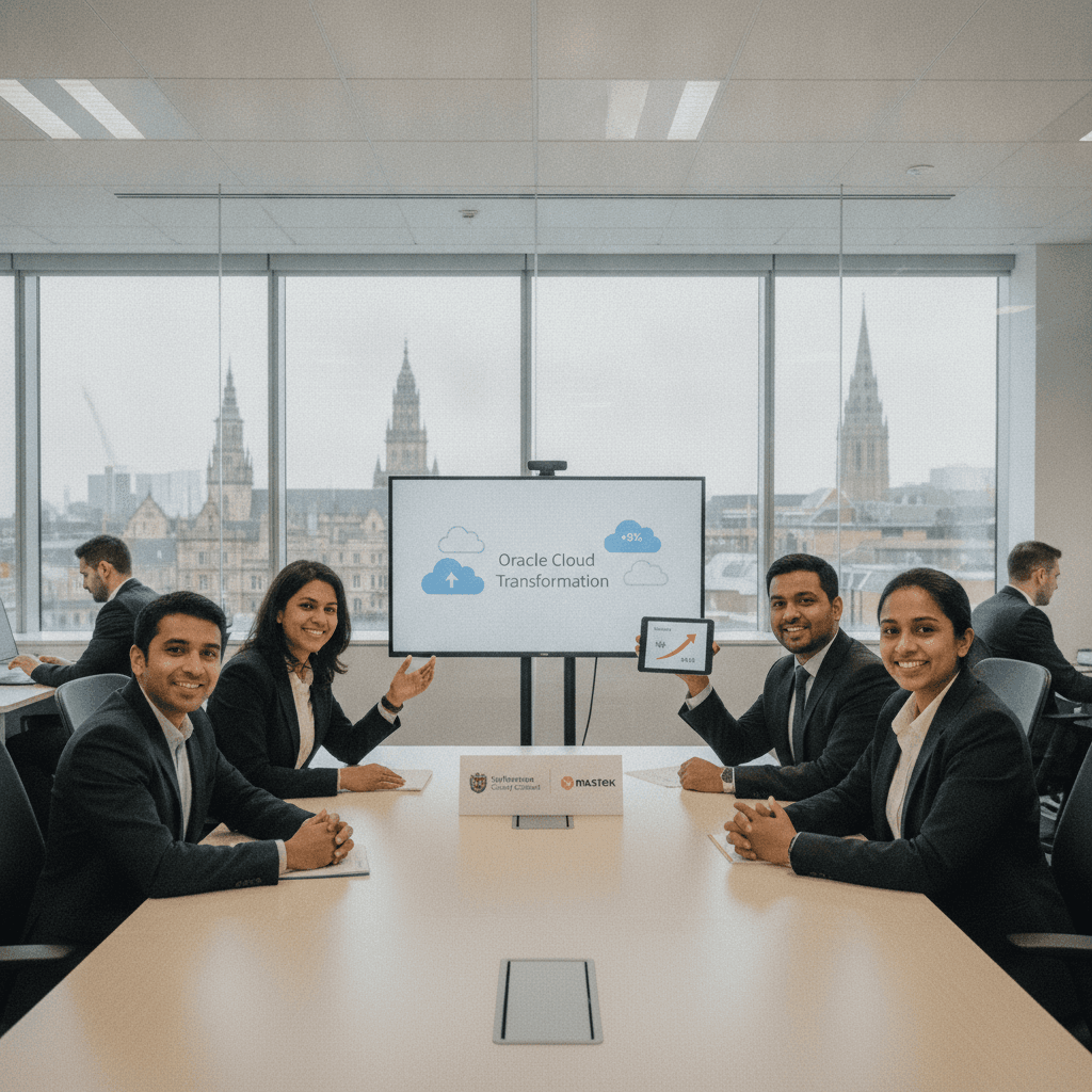 Mastek shares defy weak markets, gain 3% after Staffordshire County council picks company for Oracle Cloud transformation 