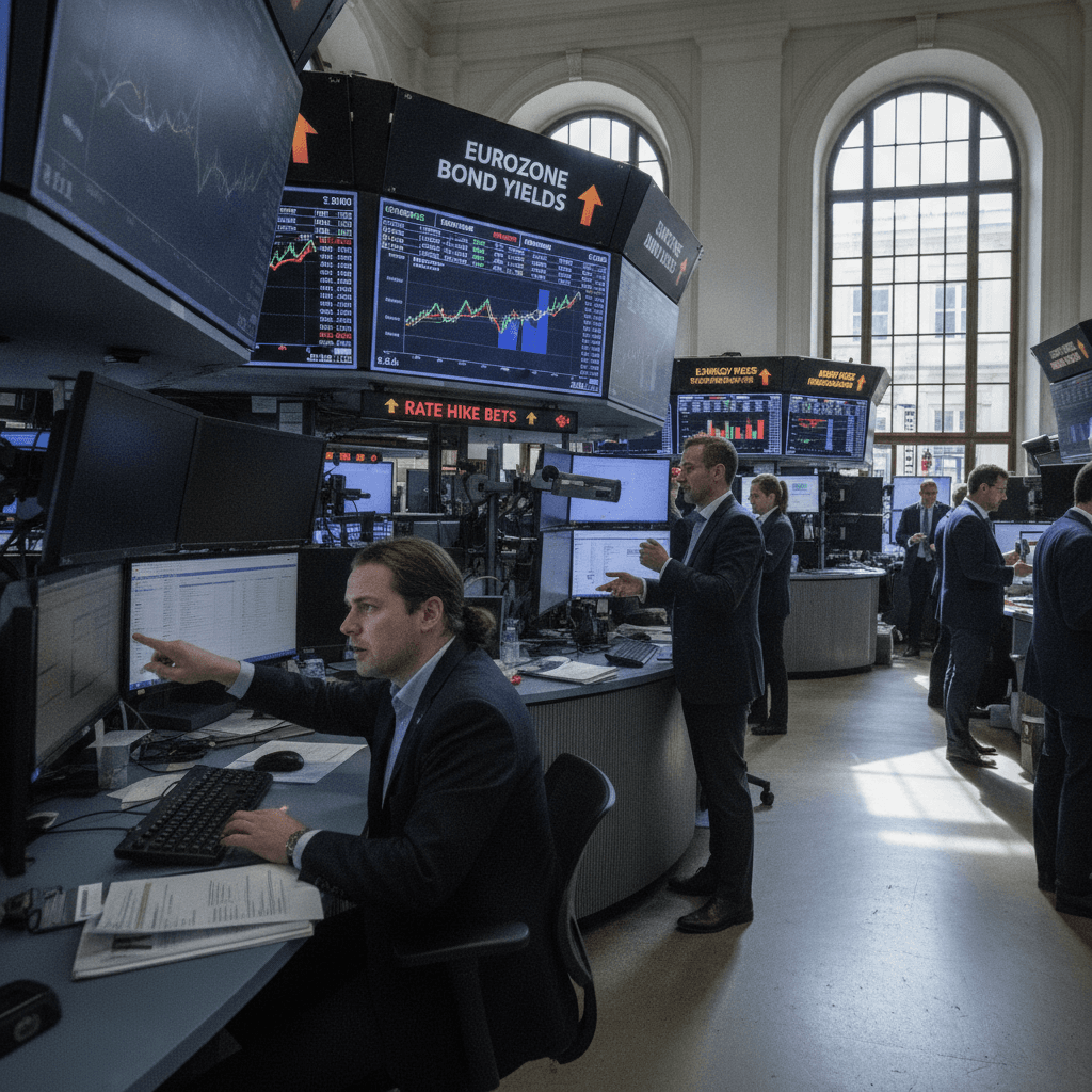 Global Market: Eurozone bond yields surge as energy prices fuel rate hike bets 
