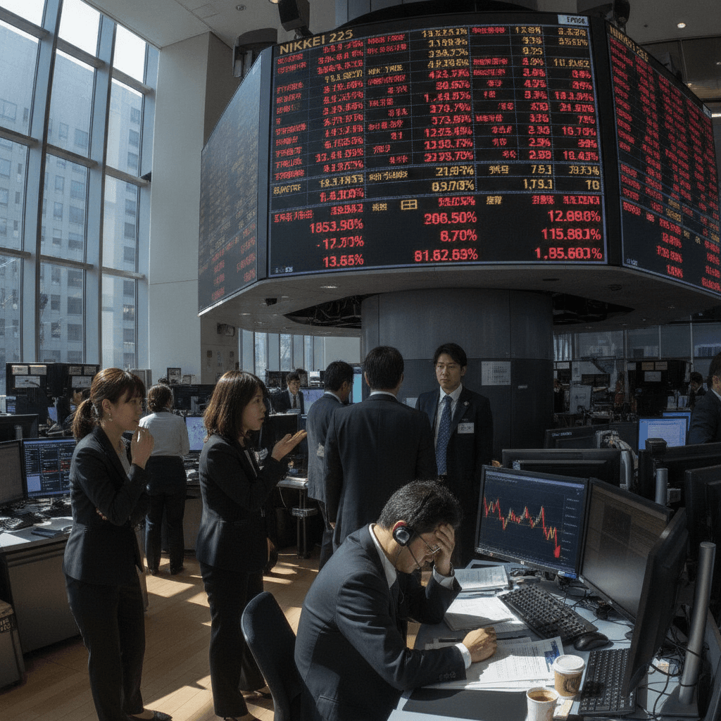 Global Market: Japan stocks fall for second day as profit-taking, rate fears weigh 
