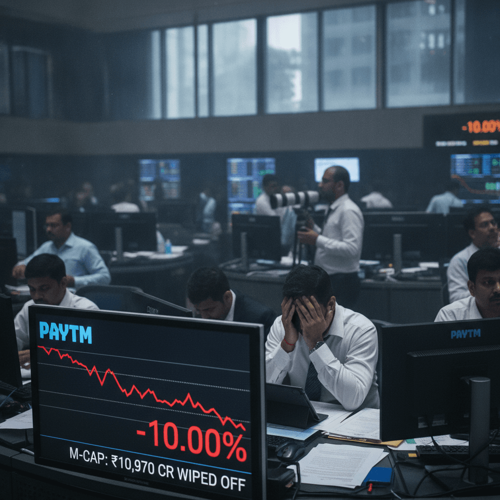 Paytm shares crash 10%, wipe off Rs 10,970 crore from m-cap. More pain ahead? 