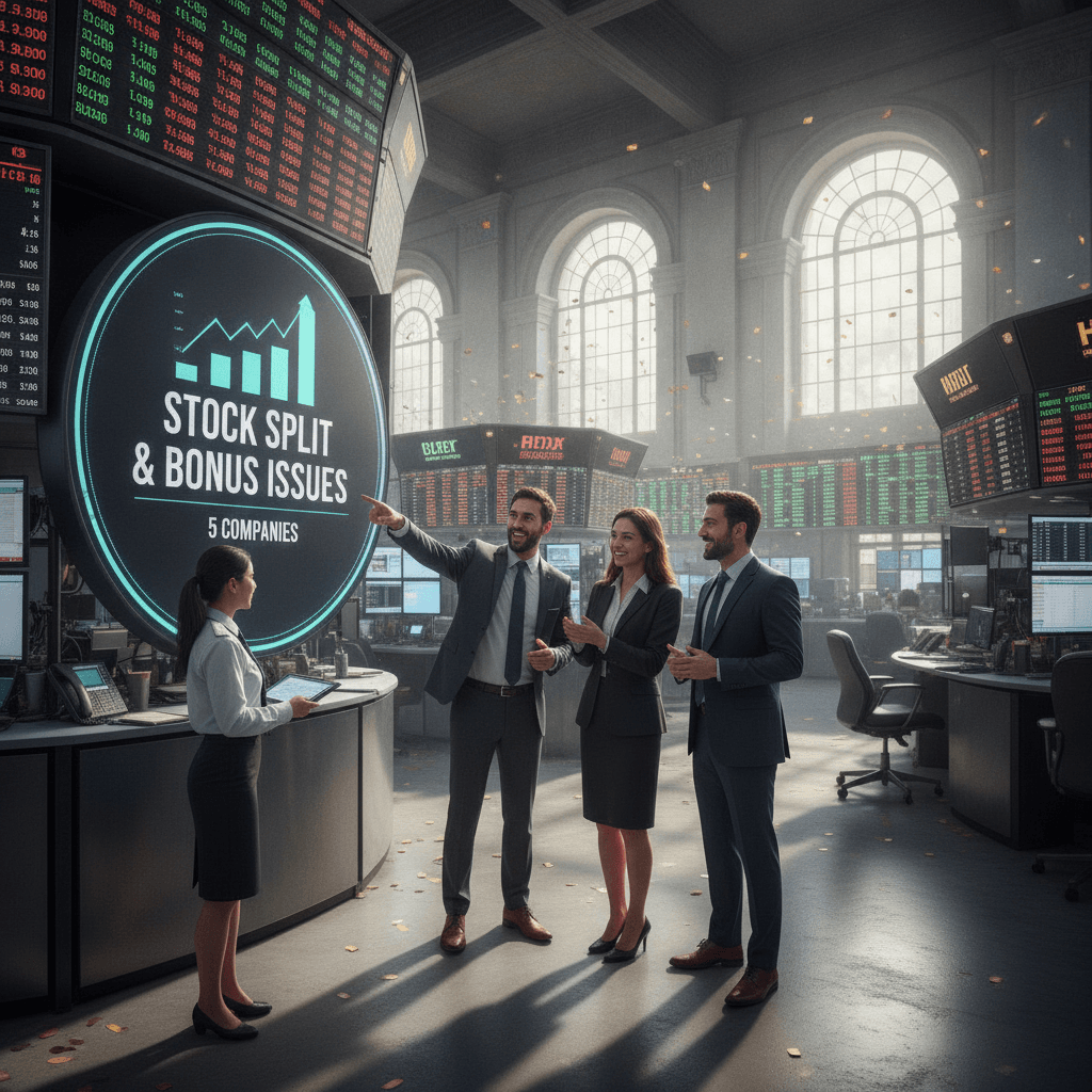 Bonus issues & stock split: 5 stocks rewarding shareholders next week