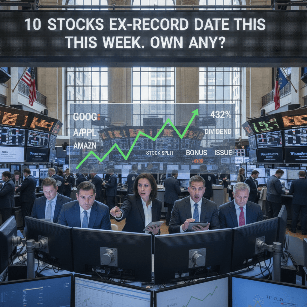 Bonus issues, stock splits and dividends: 10 stocks turning ex-record date this week. Do you own any?