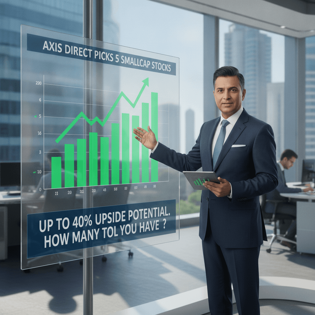Axis Direct picks 5 smallcap stocks with up to 40% upside potential. How many do you have?