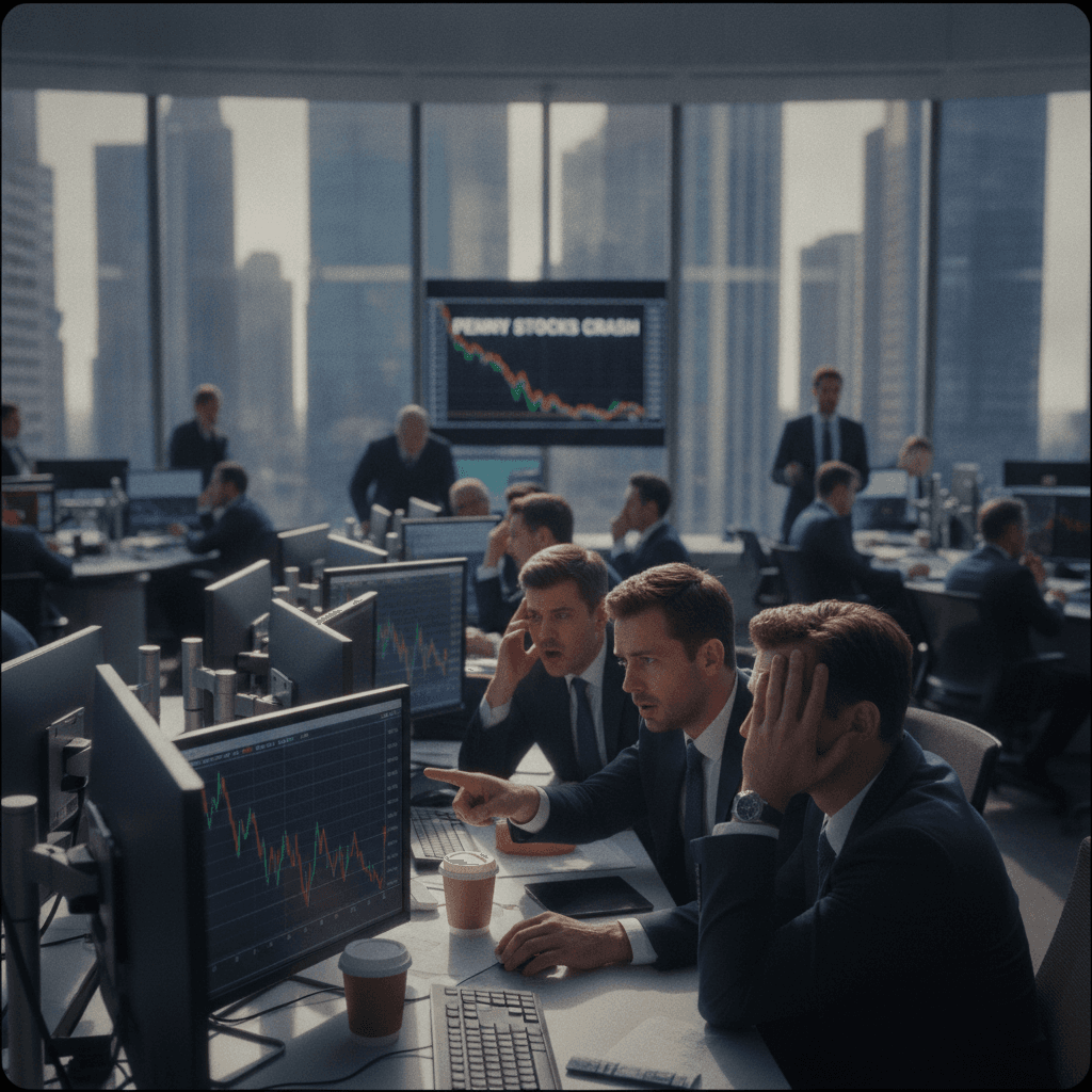 9 penny stocks crash up to 57% in just 2 months