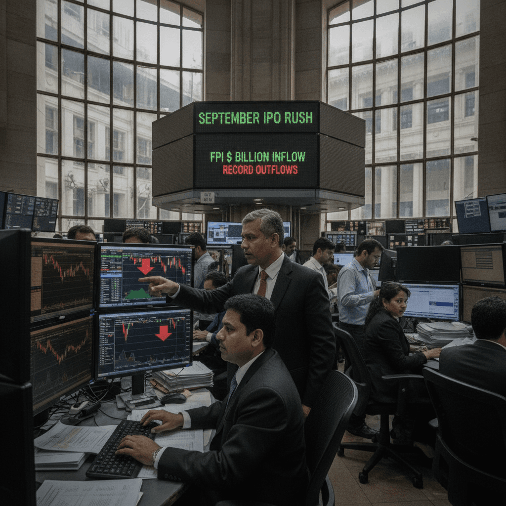 September IPO rush draws $1 billion FPI money even as listed stocks see record outflows