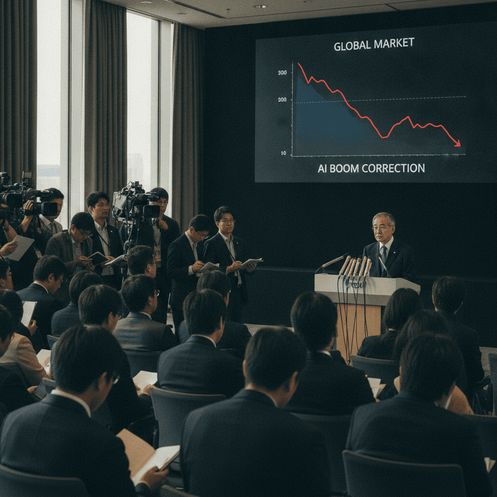 Global Market: BOJ's Uchida warns AI boom could trigger market correction