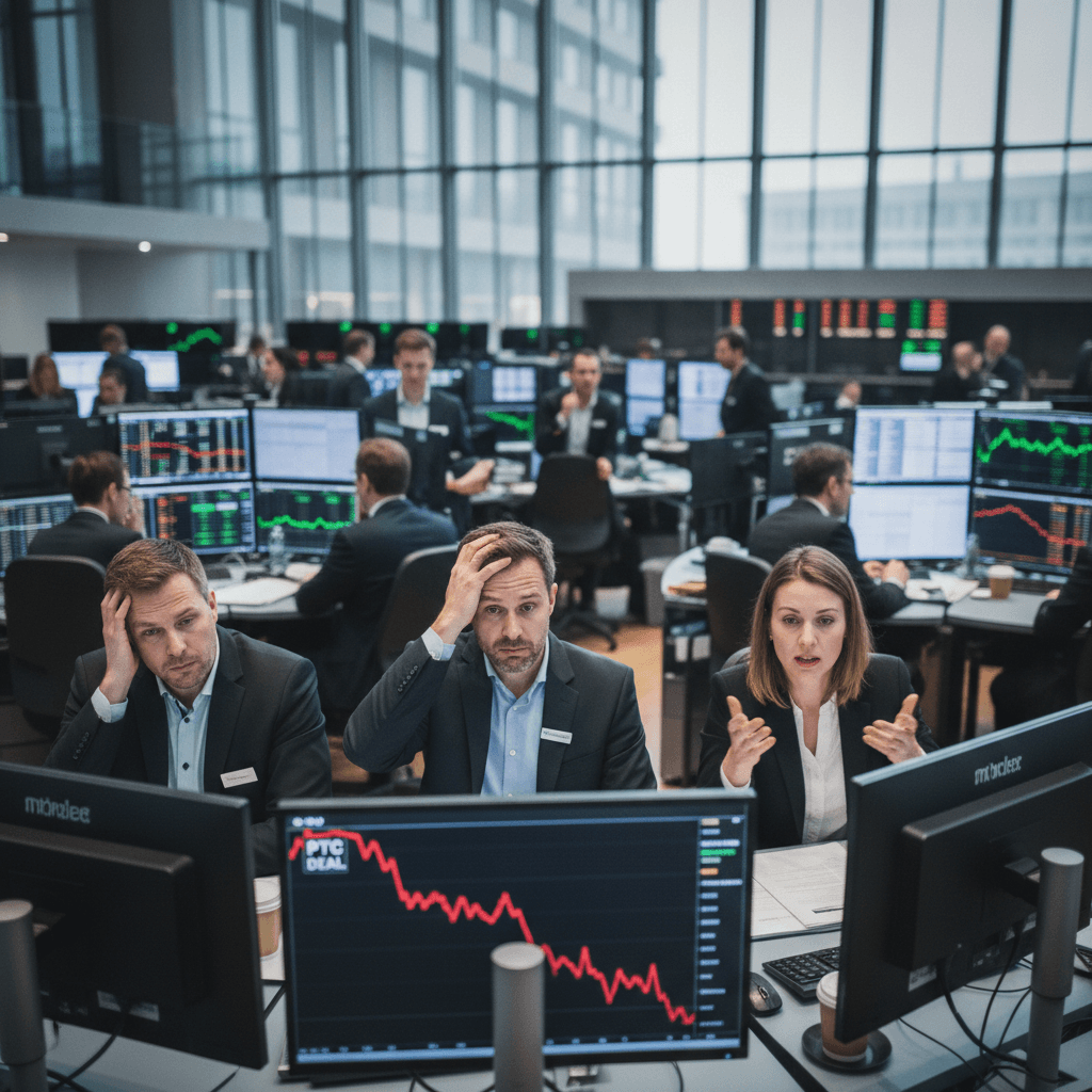 Global Market: European stocks edge up; Schneider plunges after PTC deal