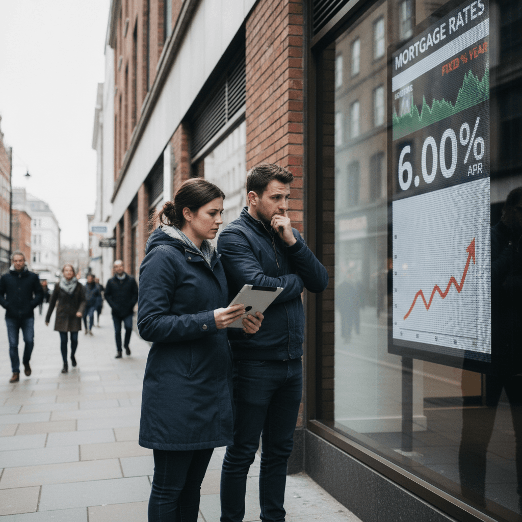 Average five-year mortgage rate hits 6% for first time in three years