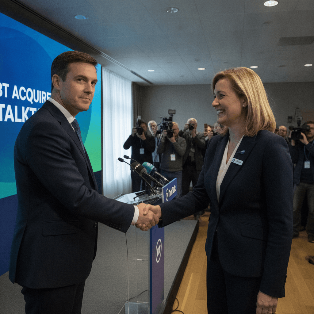 BT agrees rescue deal to buy broadband operator TalkTalk
