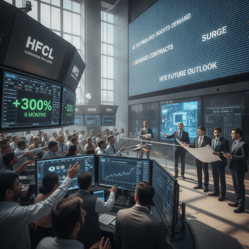 HFCL stock triples in 6 months as AI, defence orders boost outlook