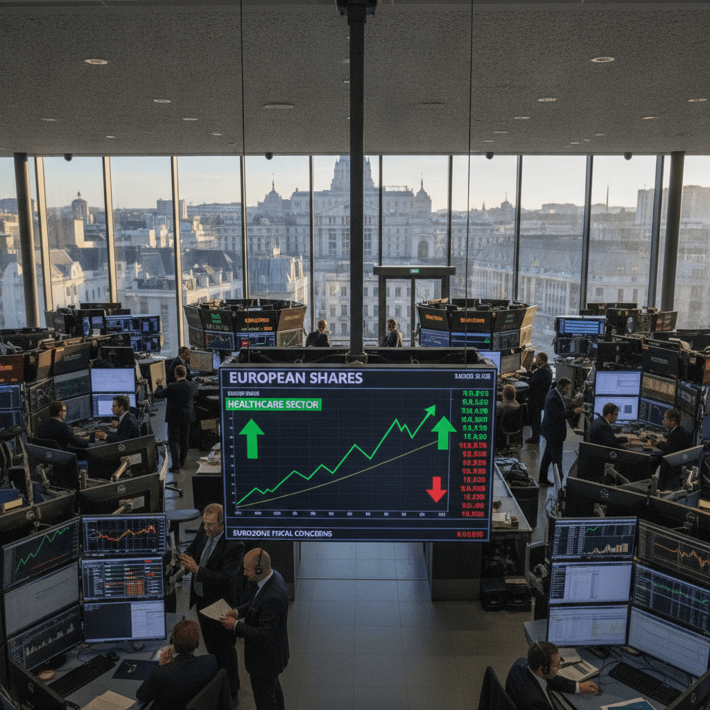 Global Market: European shares rally as healthcare gains offset eurozone fiscal concerns