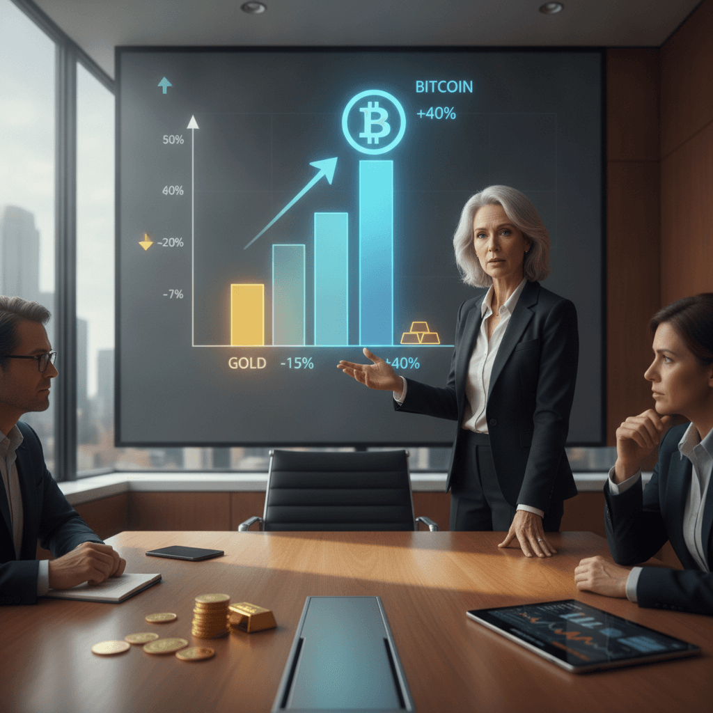 Bitcoin vs gold: Why Cathie Wood feels cryptocurrency's 'turn is in' against the precious metal