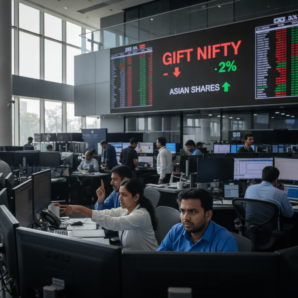 Sensex Today | Nifty 50 | Stock Market Live Updates: GIFT Nifty signals a negative start; Asian shares trade higher