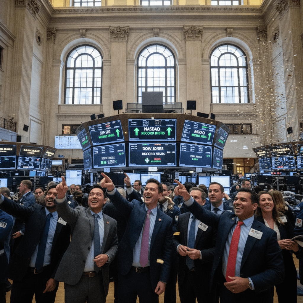Dow Jones| Nasdaq | US Stock Market Today | Live: S&P 500, Nasdaq close at record highs as focus shifts to earnings