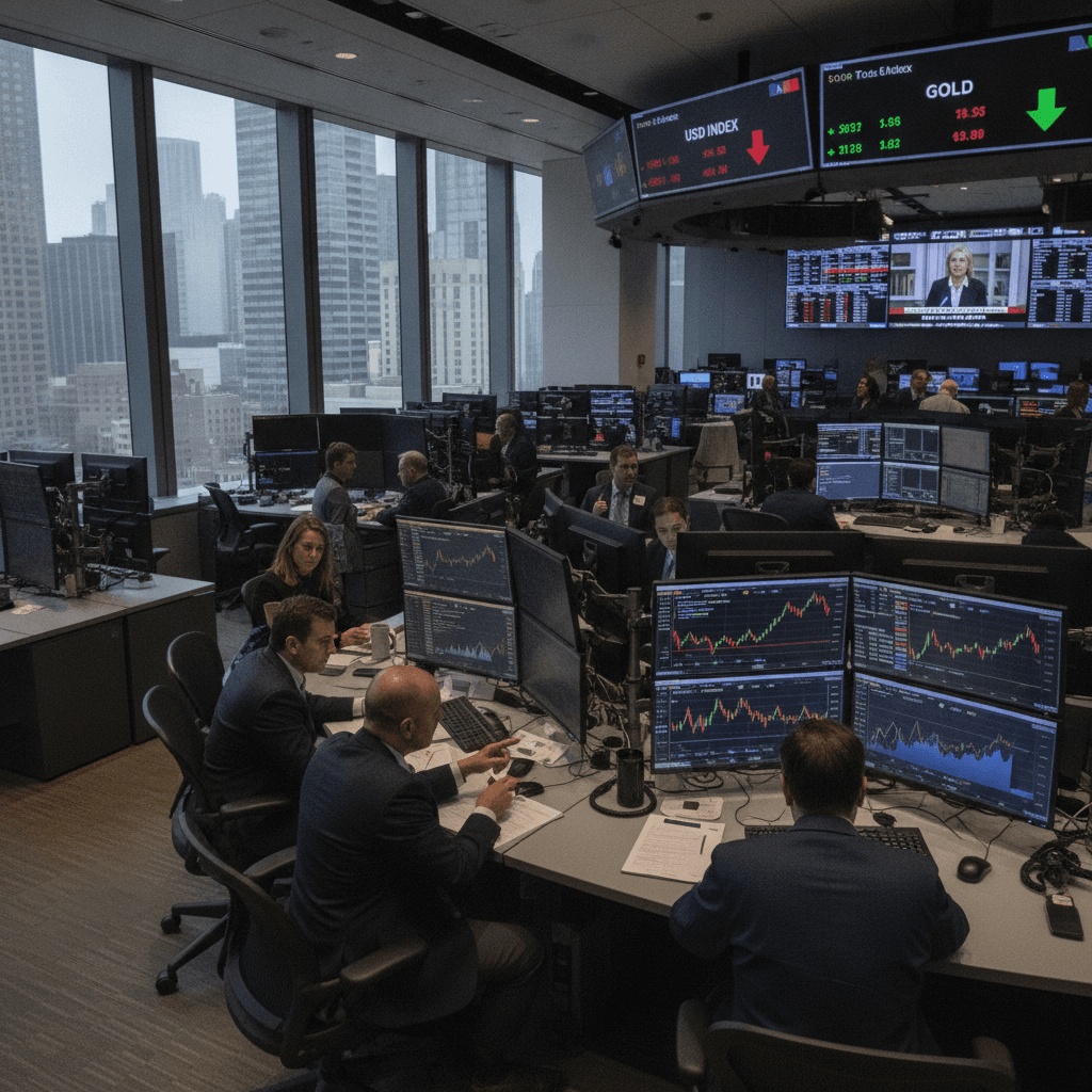 Dollar holds losses as markets await Fed minutes, speakers