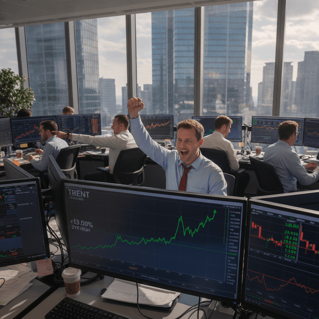 Trent surges 13% to 2-year high after strong Q2 update