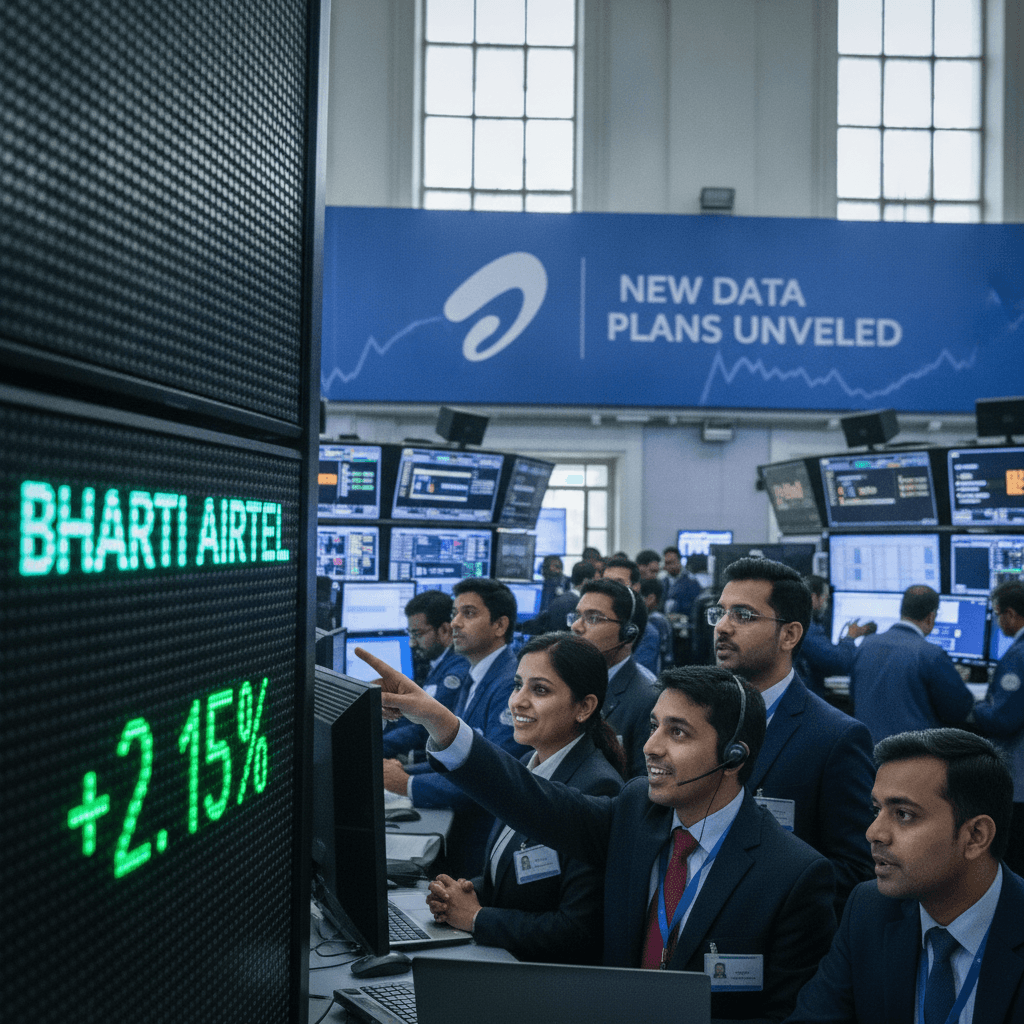 Bharti Airtel shares defy weak markets, rise over 2% after launch of new plans