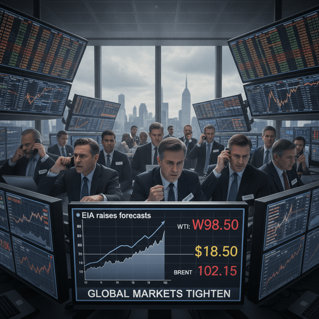 EIA raises oil price forecasts as Iran war tightens global markets