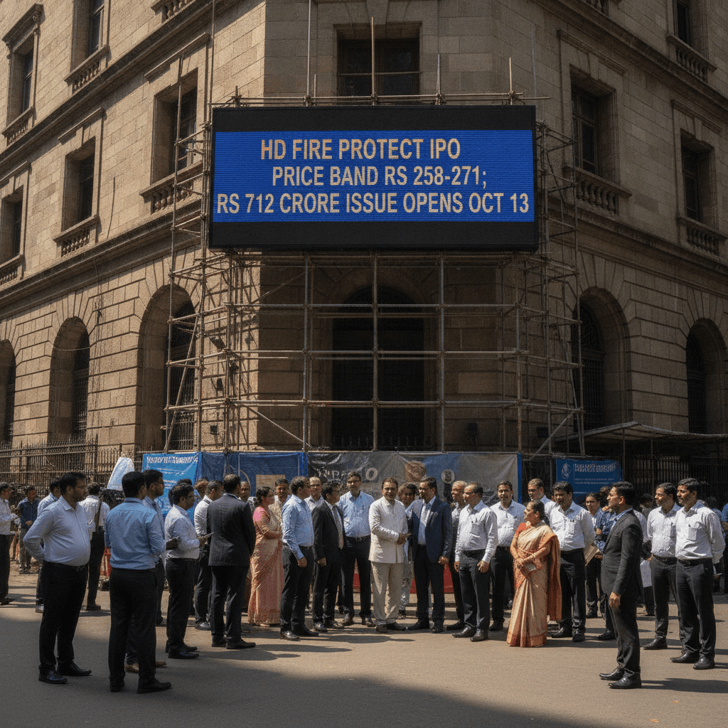 HD Fire Protect IPO price band set at Rs 258-271; Rs 712 crore issue opens on October 13